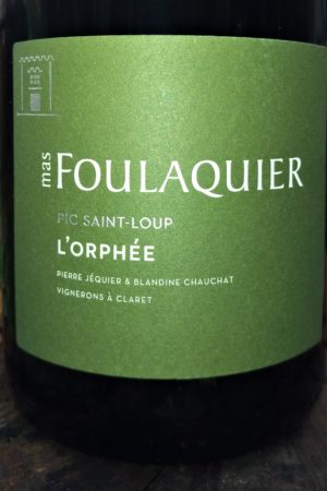 Orphée 2018, Domaine Foulaquier naturedevin.com