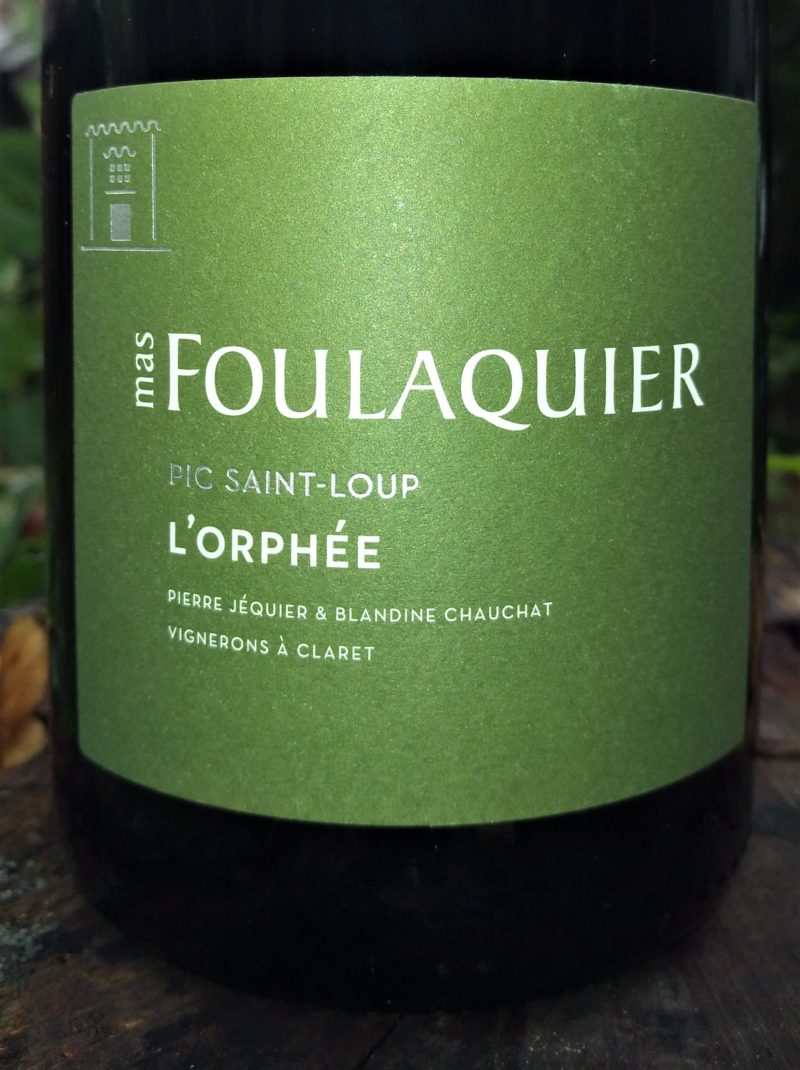 Orphée 2018, Domaine Foulaquier naturedevin.com