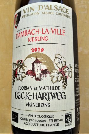 Riesling Dambach 2019, Domaine Beck-Hartweg naturedevin.com
