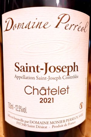 Saint-Joseph Châtelet 2021, Domaine Monier-Perréol naturedevin.com