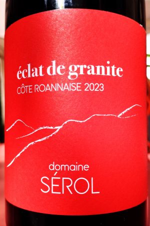 Éclat de Granite 2023, Domaine Sérol naturedevin.com
