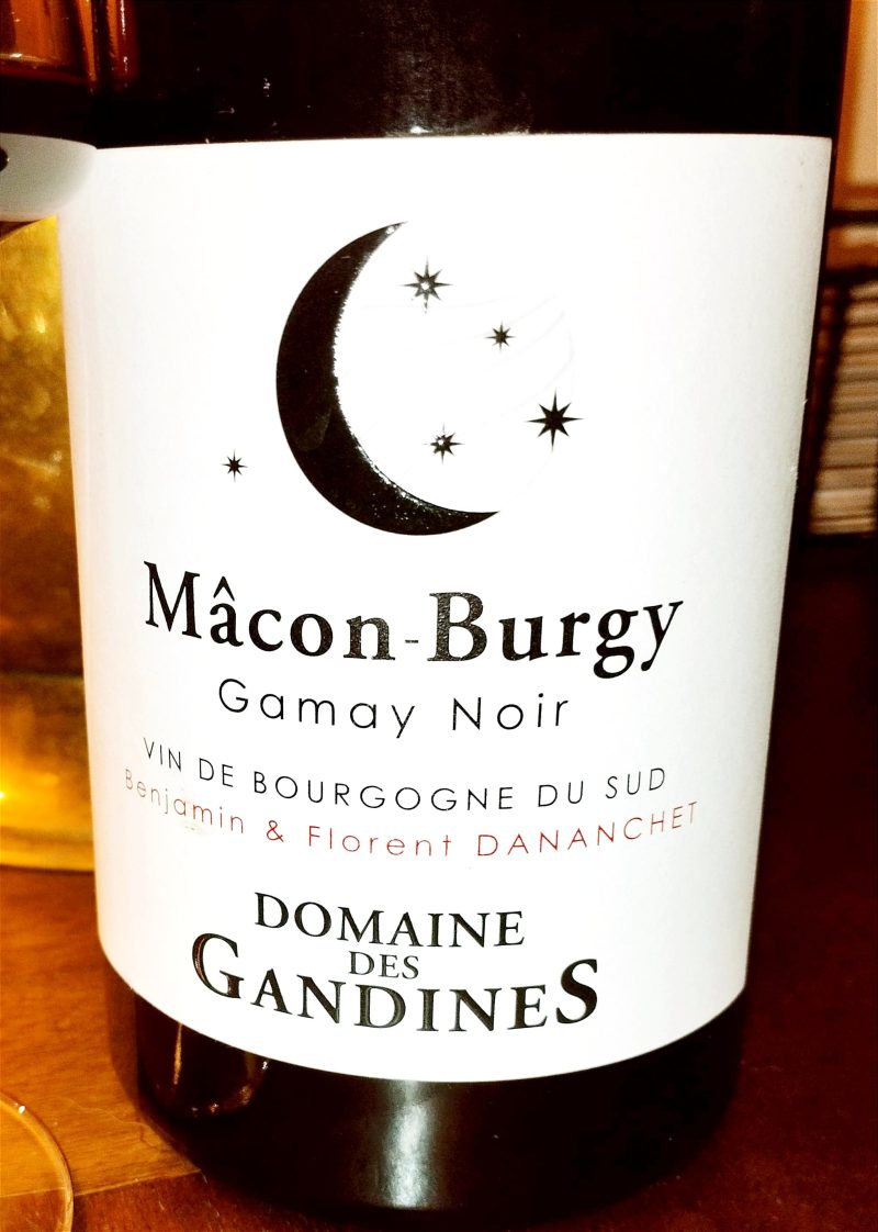 Mâcon-Burgy 2022, Domaine des Gandines naturedevin.com