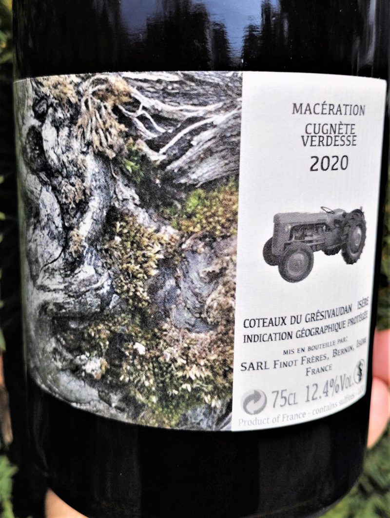 Macération Cugnète Verdesse 2020, Domaine Thomas Finot naturedevin.com