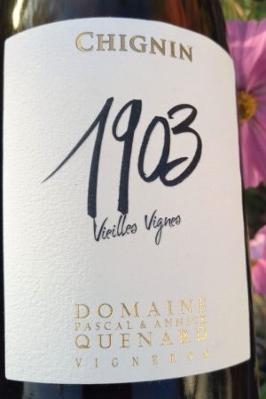 Chignin "1903 Vieilles Vignes" 2023, Domaine Pascal et Annick Quénard