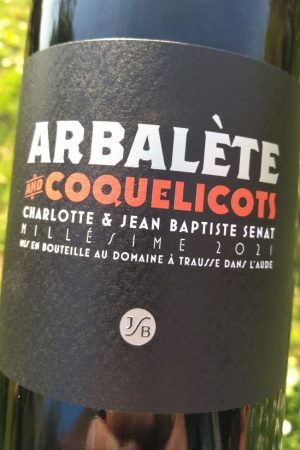 Arbalète et Coquelicots 2021, Domaine J-B Sénat naturedevin.com