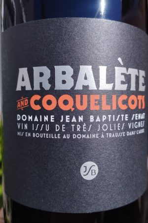 Arbalète et Coquelicots 2022, Domaine J-B Sénat naturedevin.com