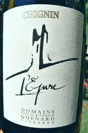 Chignin L'Epure 2021, Domaine Annick et Pascal Quénard naturedevin.com