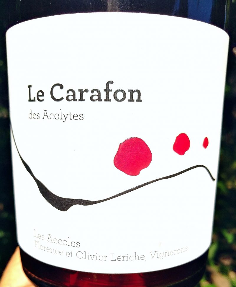 Le Carafon des Acolytes 2021, Domaine des Accoles naturedevin.com