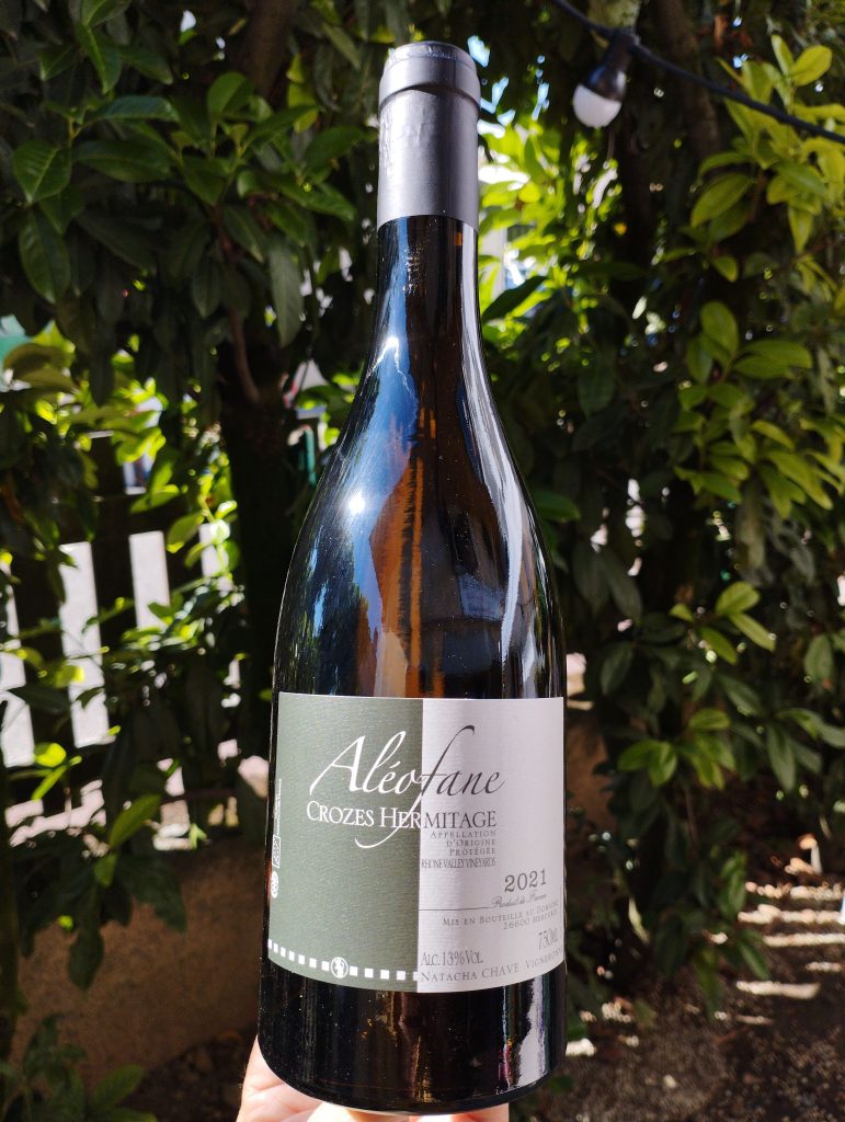 Crozes-Hermitage Aléofane Blanc 2021, Domaine Natacha Chave