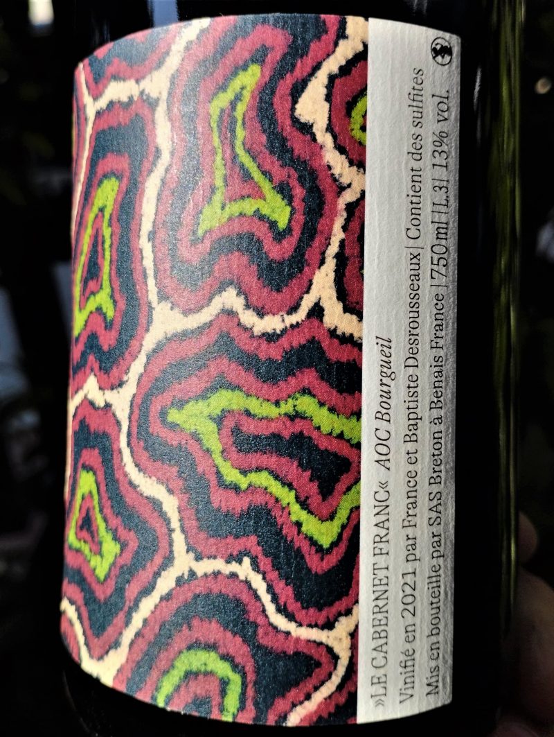 Bourgueil " Le Cabernet Franc " 2021, Domaine Breton naturedevin.com