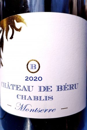 Chablis Montserre 2020, Château De Beru naturedevin.com
