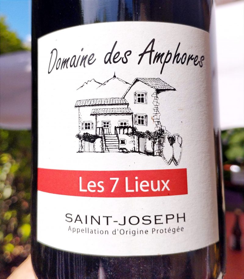 Saint-Joseph Les 7 Lieux 2021, Domaine des Amphores naturedevin.com