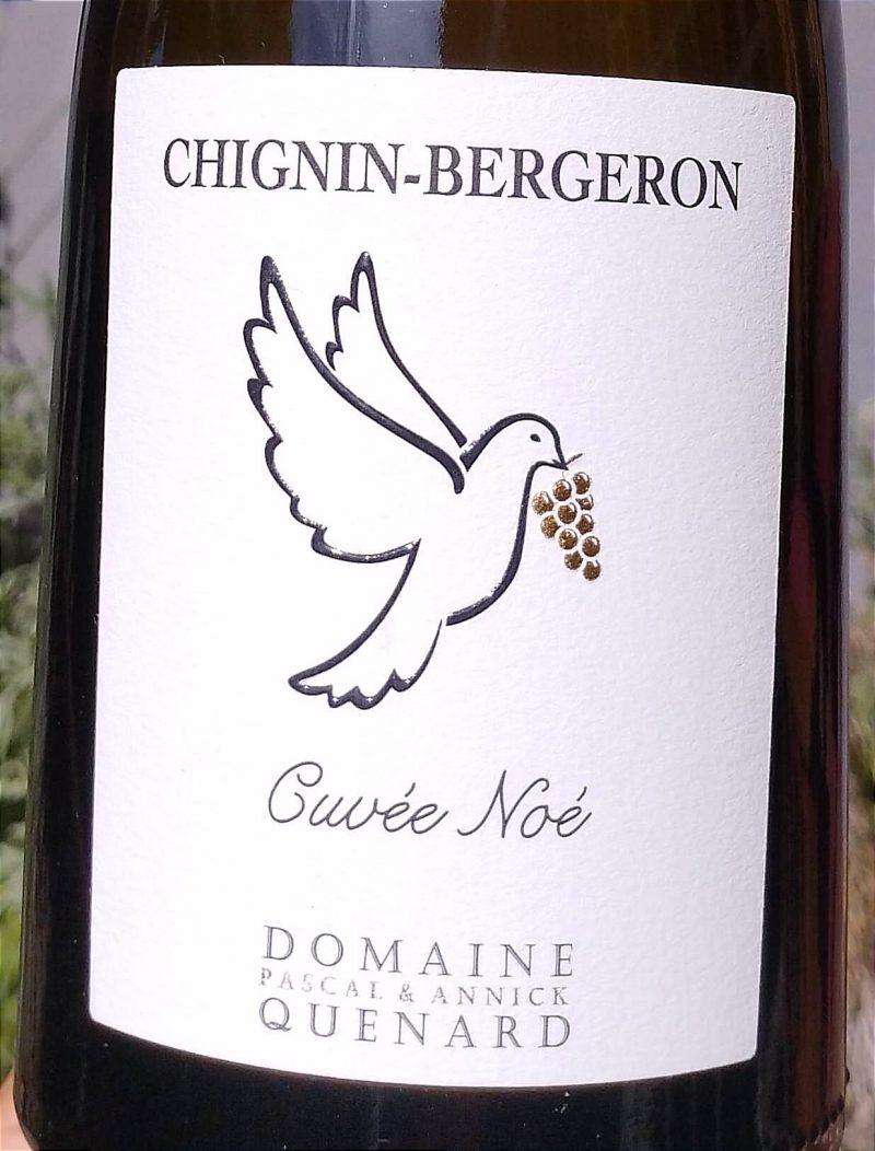 Chignin-Bergeron Noé 2021, Domaine Pascal, Annick et Noé Quénard naturedevin.com