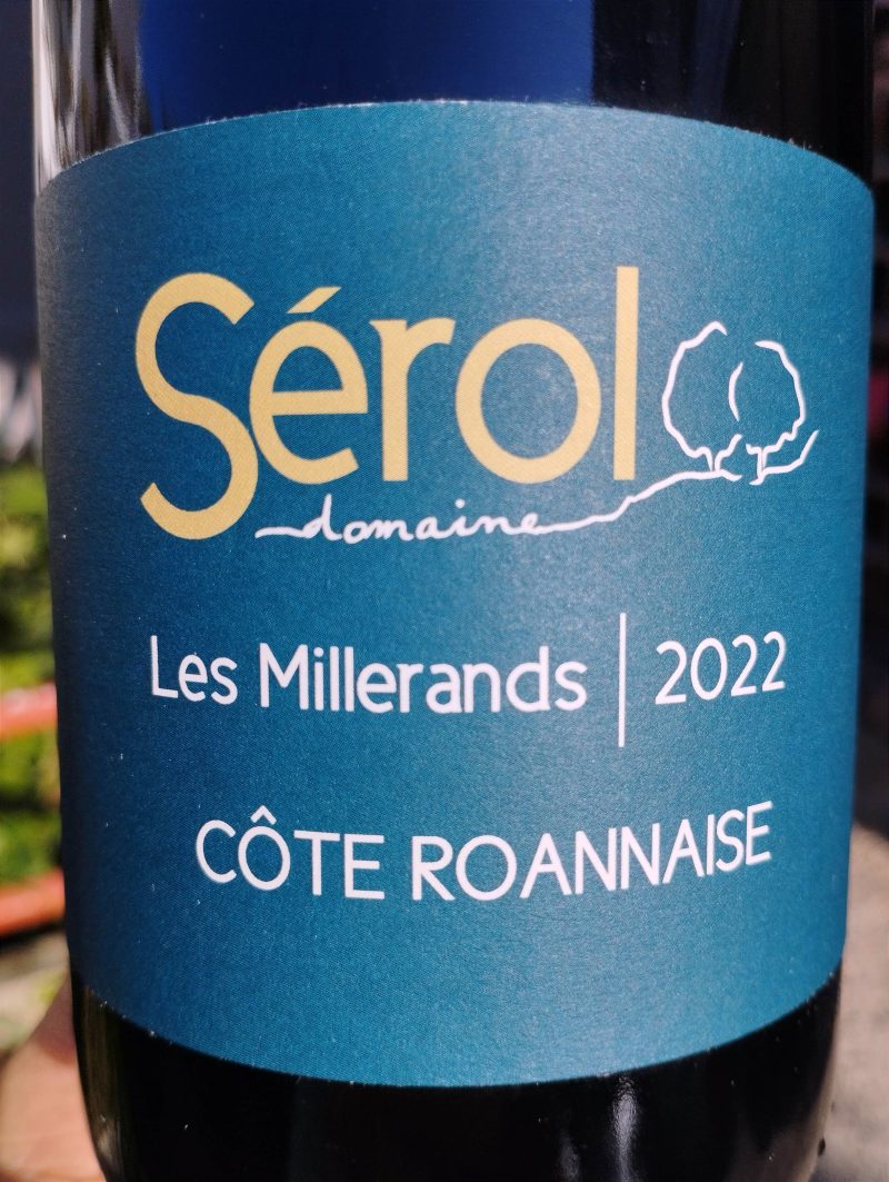 Les Millerands 2022, Domaine Sérol naturedevin.com