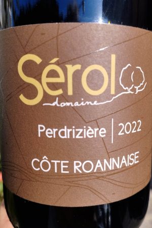 Perdrizières 2022, Domaine Sérol naturedevin.com