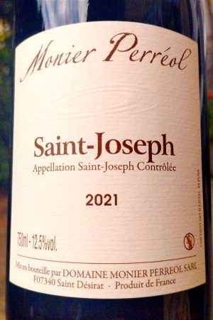 Saint-Joseph Tradition 2021, Domaine Monier-Perréol naturedevin.com
