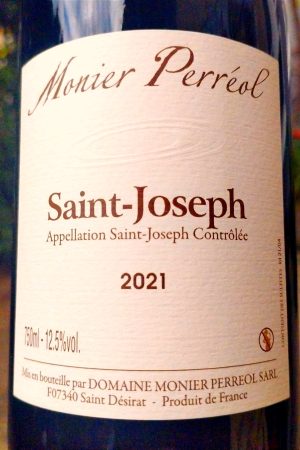 Saint-Joseph Tradition 2021, Domaine Monier-Perréol naturedevin.com