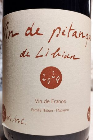 Vin de Pétanque 2024, Mas de Libian naturedevin.com